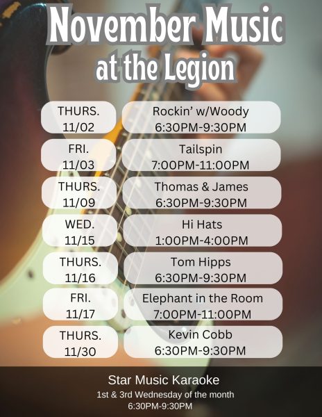 November Music at the Legion